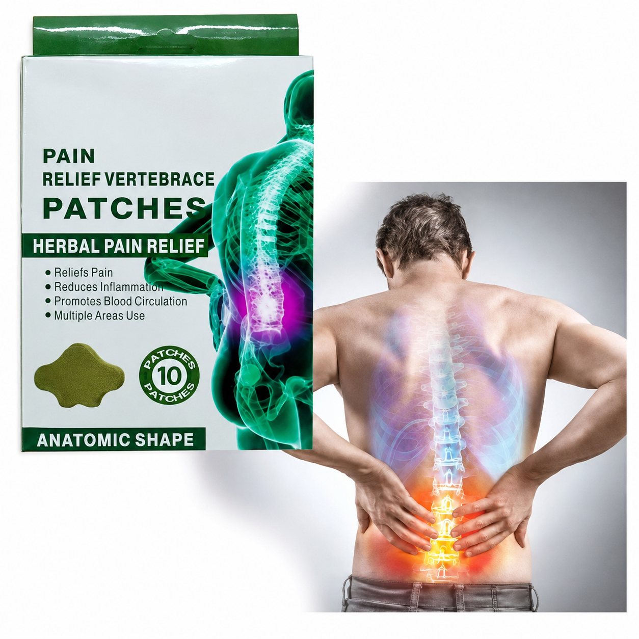 Pain Relief Vertebrace™: Alivio Profundo y Natural para una Espalda sin Tensiones